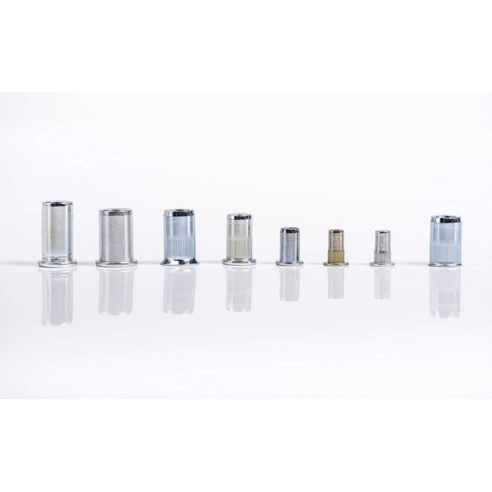 Gesipa, Allestimento mobili, Dadi per rivetti ciechi PolyGrip in acciaio zigrinato M 6 x 9 x 18, 250 pz. (250 pz.)