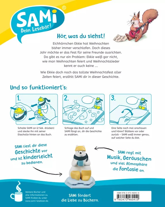 Image du produit Ravensburger Sami dein Lesebär: Aufwachen, es ist Weihnacht (Allemand, Stephanie Polák, 2021)