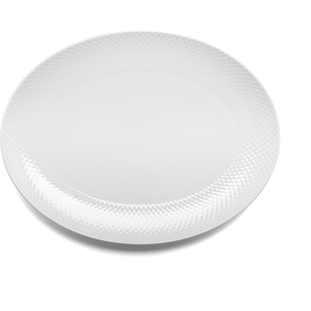 Lyngby, Piatti di servizio, Vassoio da portata Rhombe 35 x 26,5 cm - Bianco (201205)