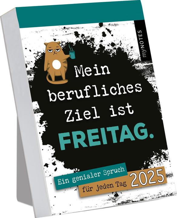 Produktbild myNOTES Abreisskalender Mein berufliches Ziel ist Freitag 2025 (10.5 x 14.5 cm, Harter Einband, Deutsch)