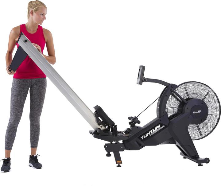 Actual product image Tunturi Platinum PRO Air Rower Rudergerät