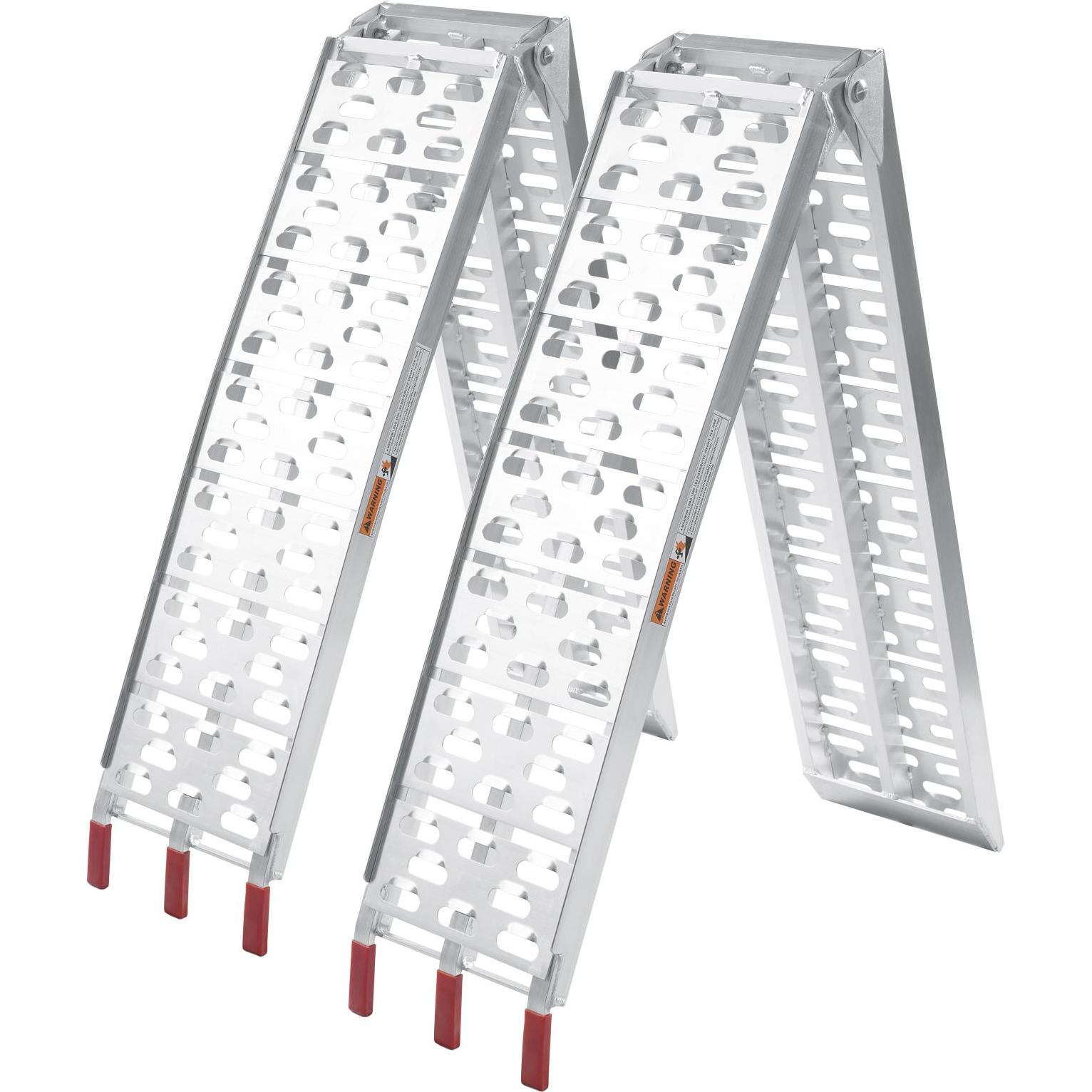 Thumbnail - Wiltec, Garagenausstattung, 2xAuffahrrampe 223cm 680kg Quad ATV faltbar Alu Auffahrschiene Laderampe