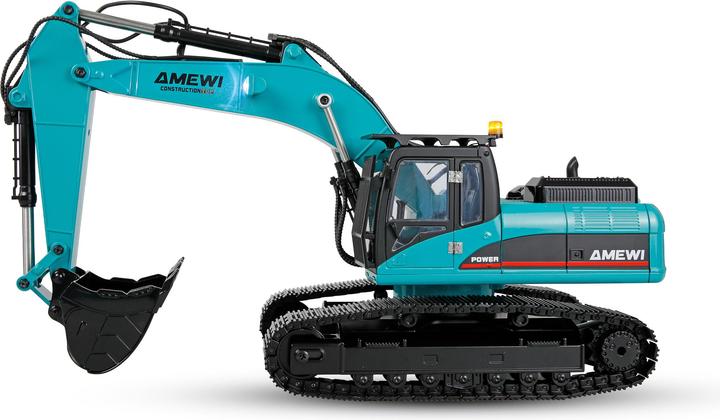 Actual product image Amewi G705E Bagger Metall 1:14 RTR petrol (RTR Ready-to-Run)