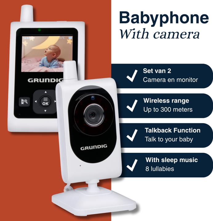Image du produit Grundig Moniteur pour bébé 2.4" (300 m)