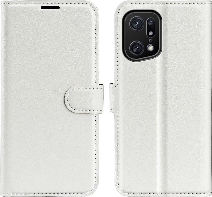 Produktbild Cover-Discount OPPO Find X5 Pro - Leder Etui Hülle weiss (Oppo Find X5 Pro)