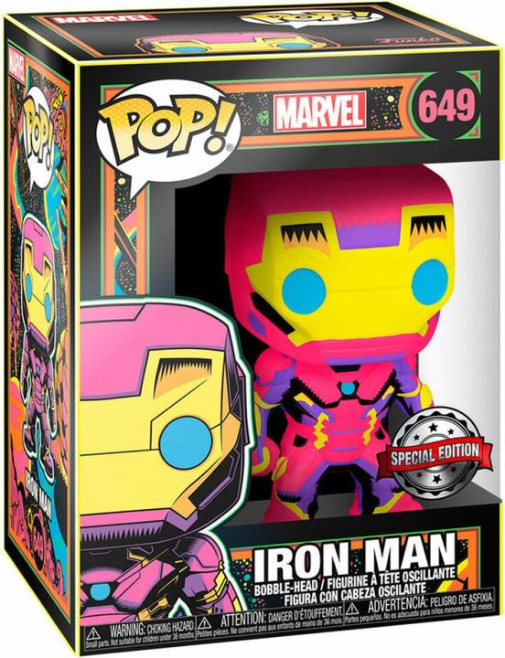 Produktbild Funko POP! - Marvel - Black Light: Iron Man