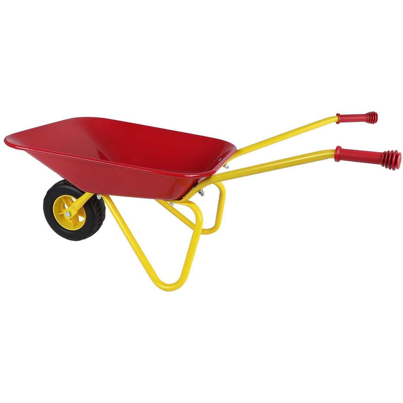 Kids Globe Farming Kinder-Schubkarre aus Metall mit Globusmotiv für Kinder