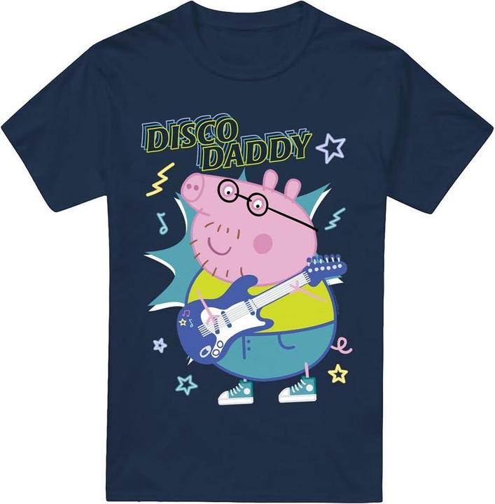 Peppa Pig Disco Daddy Maglietta Uomo