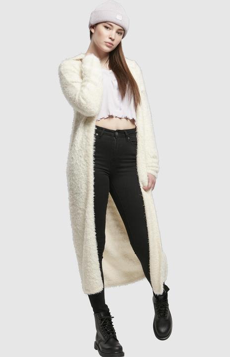 Produktbild Urban Classics Ladies Hooded Feather Cardigan (XXL)