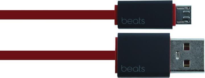 Produktbild Beats USB Kabel, USB A zu Micro USB B, rot (0.91 m, USB 2.0)