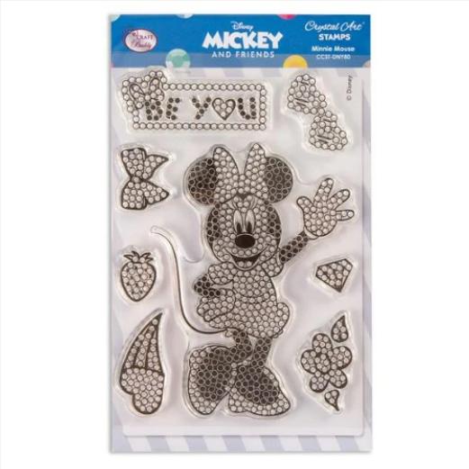 Actual product image Craft Buddy Minnie Mouse, Crystal Art A6 Stamp Set