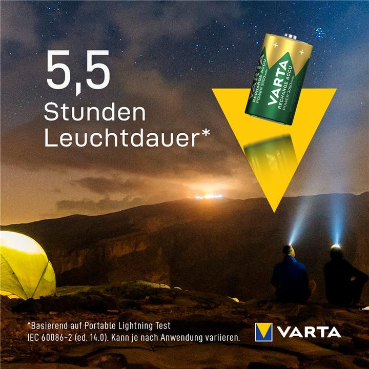 Immagine prodotto Varta Ricarica Accu Power (2 pz., D, 3000 mAh)