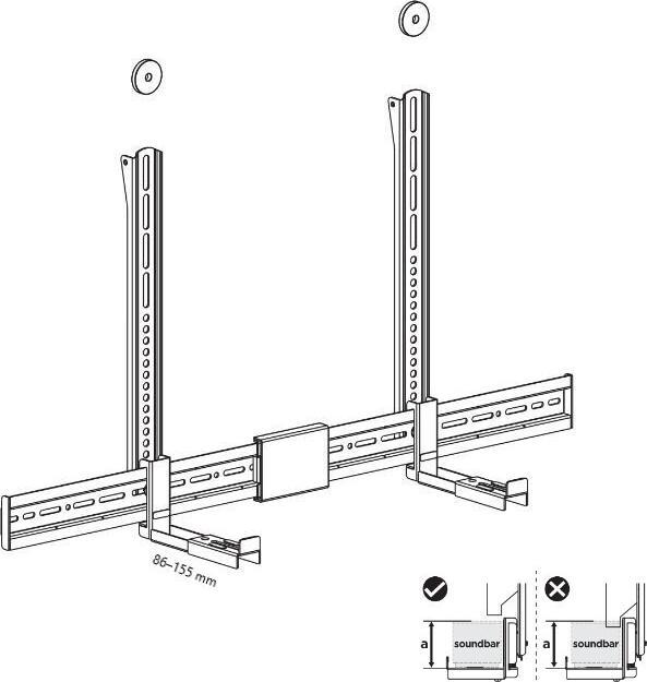 Produktbild Podspeakers SB-01 Soundbar Stand (Ständer, Wandmontage, Neigbar)