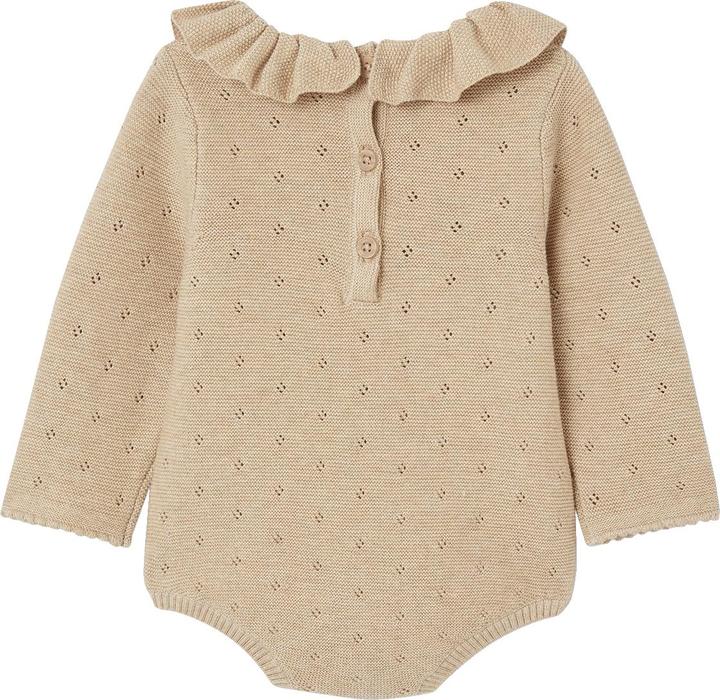 Immagine prodotto Vertbaudet Set da neonato: tuta corta in maglia con maniche lunghe e cappello (68)