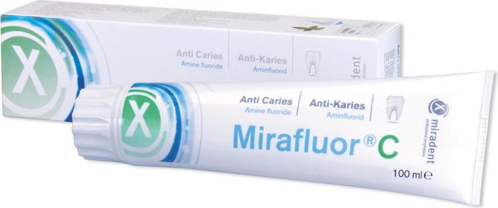 Produktbild Herba Miradent Mirafluor c Aminfluorid Zahncreme (100 ml)