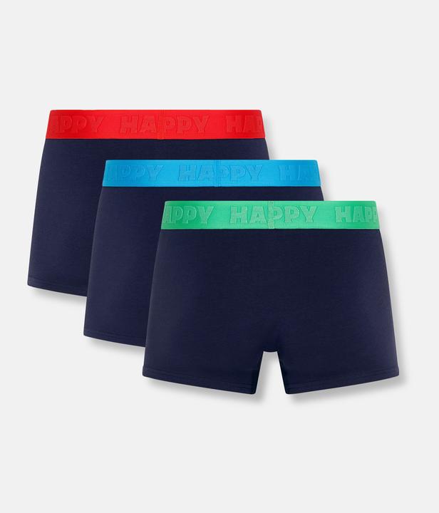 Produktbild Happy Socks 3-Pack Solid Navy Short Boxers (M, 3er Pack)