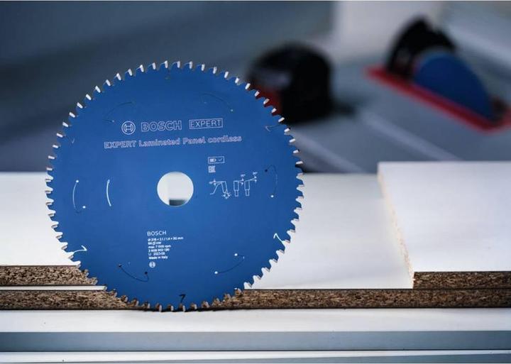 Produktbild Bosch Professional Zubehör Blau Zubehör 2608902130 EXPERT Kreissägeblatt Laminatplatte kabellos 216 x 2,1/1,4 x 30 mm T66