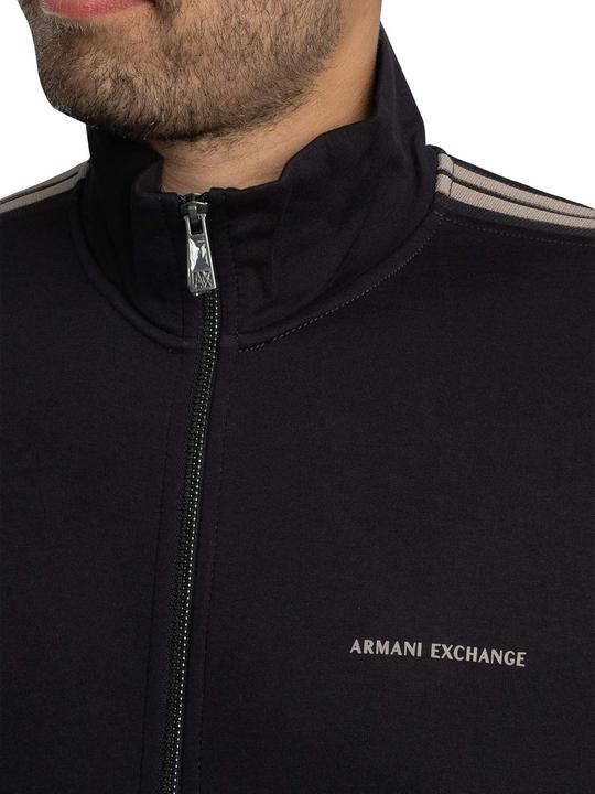 Produktbild Armani Exchange Sweatshirt mit langen Ärmeln, Logo und Reissverschluss (M)