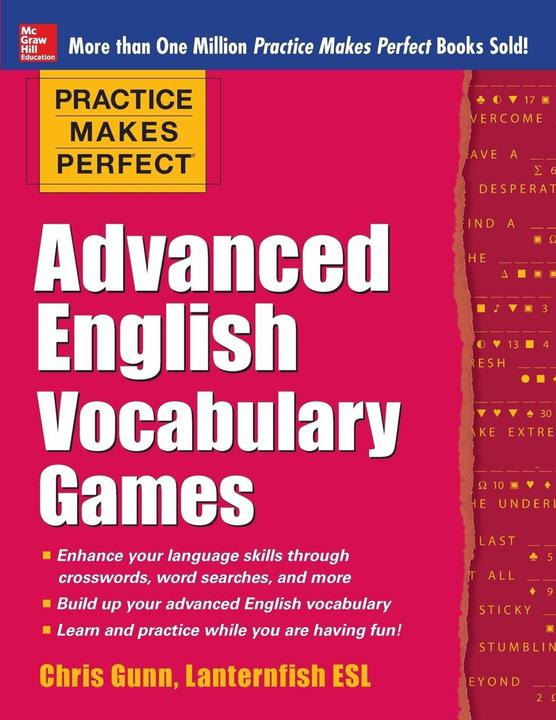 Nährwerte und Zutaten Practice Makes Perfect Advanced English Vocabulary Games (Englisch, Chris Gunn, Gunn Chris, 2014)
