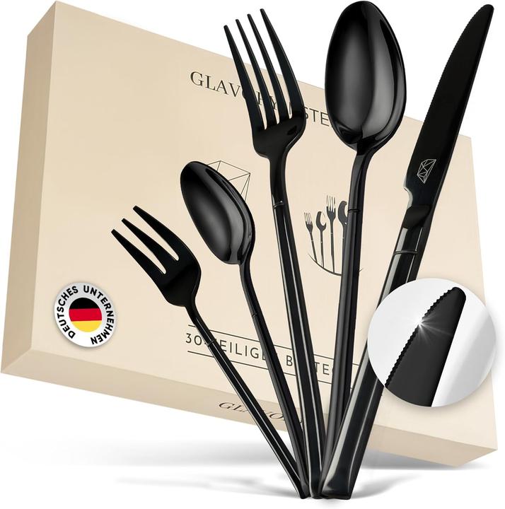 Produktbild Glavory Stellar 30-teiliges Besteck-Set (30 Stk., Besteck Set)