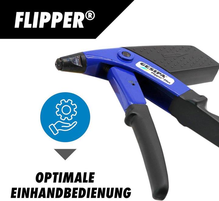 Immagine prodotto Gesipa Pinze per rivetti ciechi "FLIPPER (212 mm)
