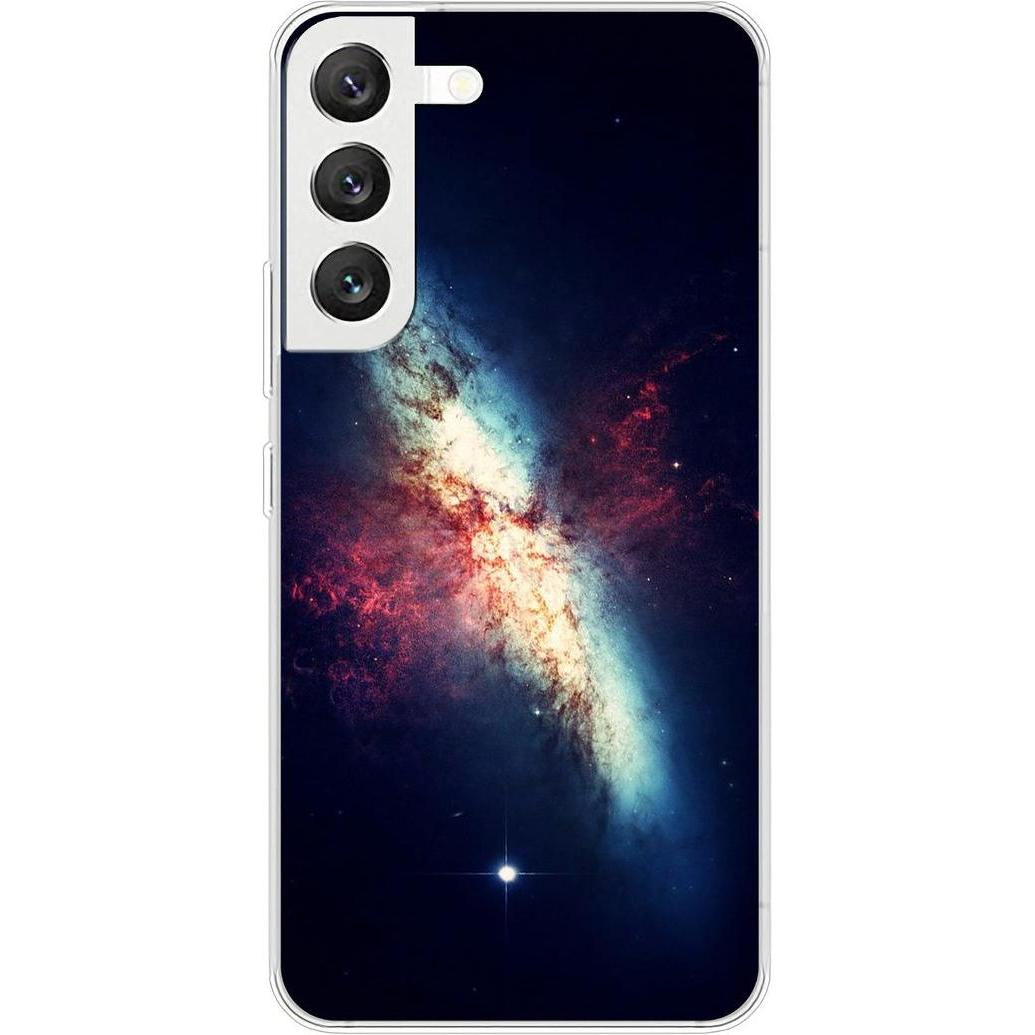 König Design Hülle Handy Schutz für Samsung Galaxy S22 5G Case Cover Tasche Bumper Etuis TPU (Samsung Galaxy S22 5G), Sm...