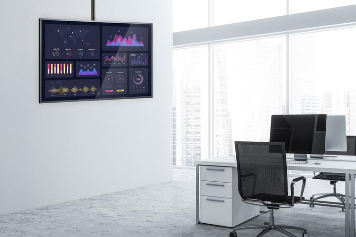 Produktbild Manhattan Höhenverstellbare TV-Deckenhalterung (Decke, 50 kg, 37" - 70")