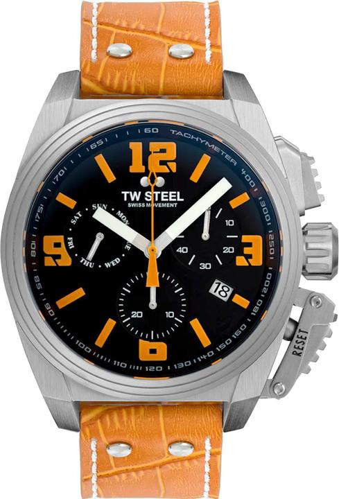 Productafbeelding TW-Steel TW1112 Canteen herenhorloge chronograaf 46mm 10ATM (Chronograaf)