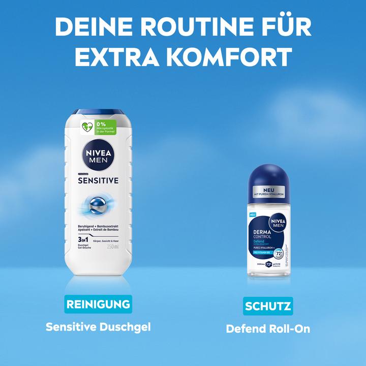 Produktbild NIVEA MEN Defend Derma Control Roll-On (Roll-on, 50 ml)