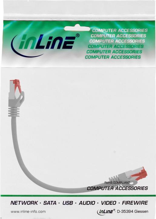 Produktbild InLine Patchkabel (S/FTP, CAT6, 0.30 m)