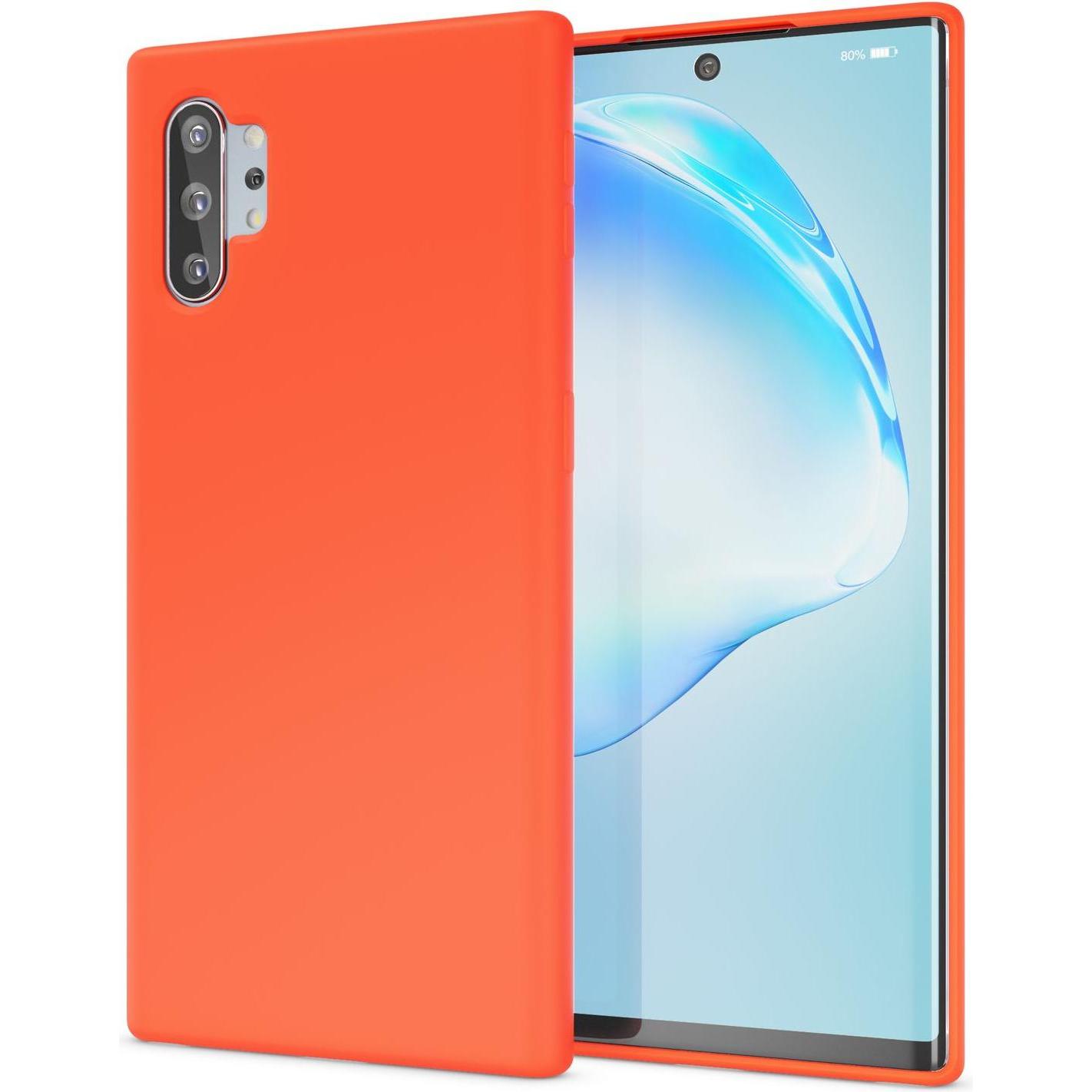 Nalia Neon Hülle (Samsung Galaxy Note 10+), Smartphone Hülle, Orange