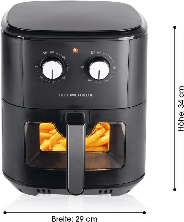 Actual product image Gourmetmaxx Heissluftfritteuse AirFryer mit Abschaltautomatik