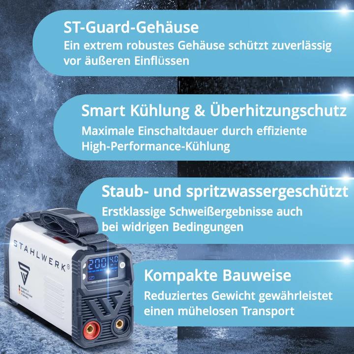 Actual product image Stahlwerk Welding machine ARC 200 MD Digital fully equipped - Inverter 200 Ampere