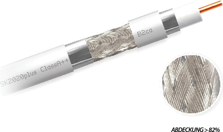 Televes Coaxiale kabel SK2020plus-T CPR B2ca 500m Tr (135 dB, Antennekabel)
