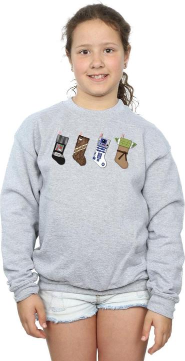 Produktbild Star Wars Christmas Stockings Sweatshirt Mädchen (152, 158)
