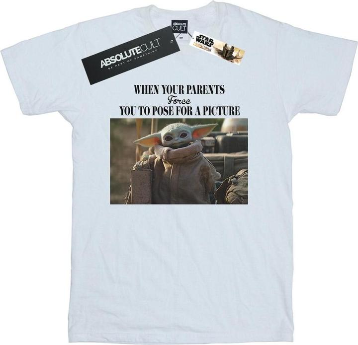 Actual product image Star Wars Mens The Mandalorian Force Picture T-Shirt (XL)