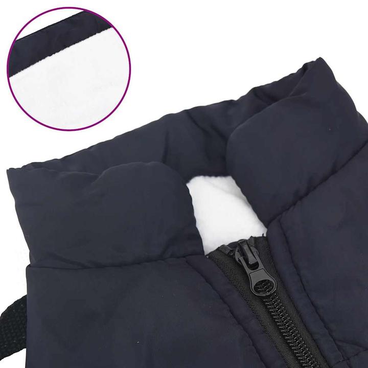 Actual product image vidaXL Dog coat with harness Waterproof Reflective (24, Dog coat)