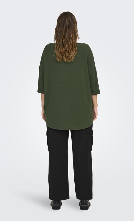 Produktbild Only Locker geschnittenes Curvy Oberteil mit 3/4-Ärmeln Top (S)