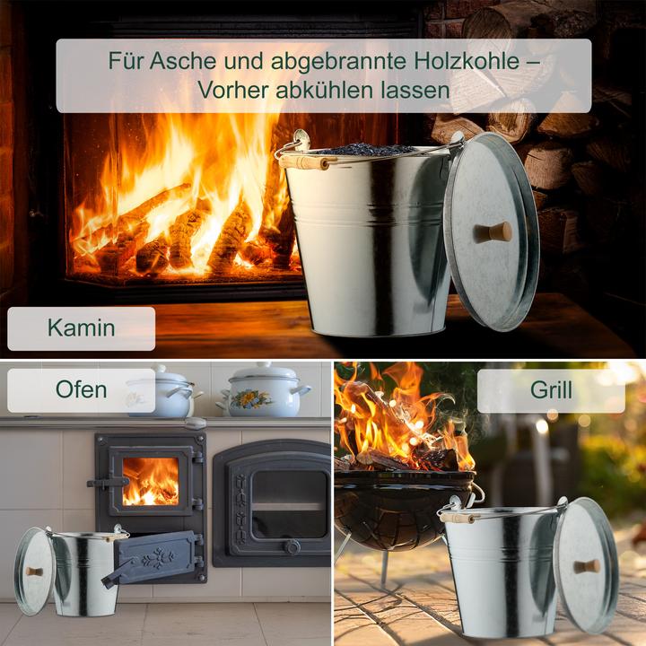 Actual product image Relaxdays Ash bucket