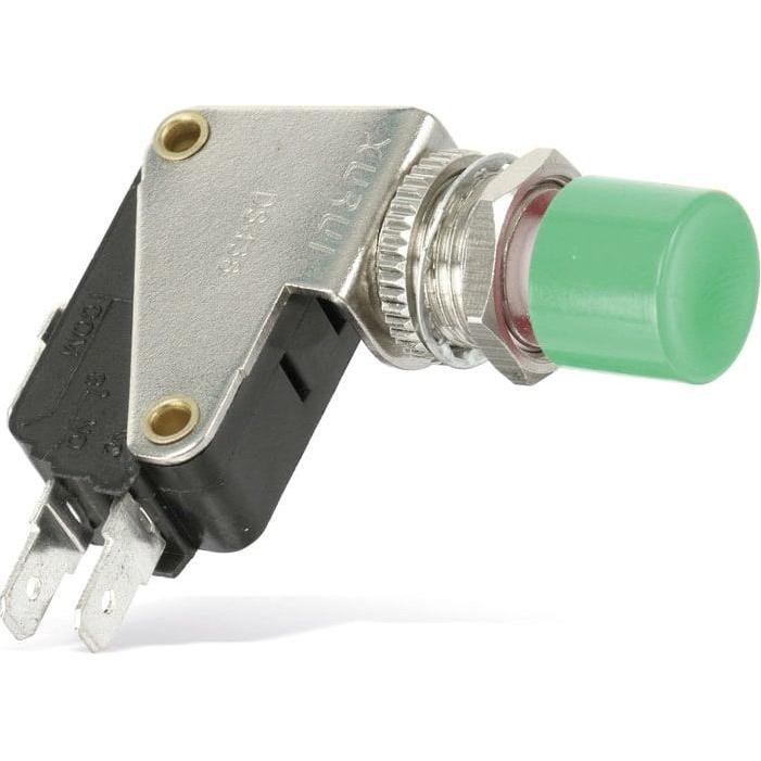Eneroid Einbau-Drucktaster DS438, 7,5 A/250 V, grün, Taster + Schalter, Grün