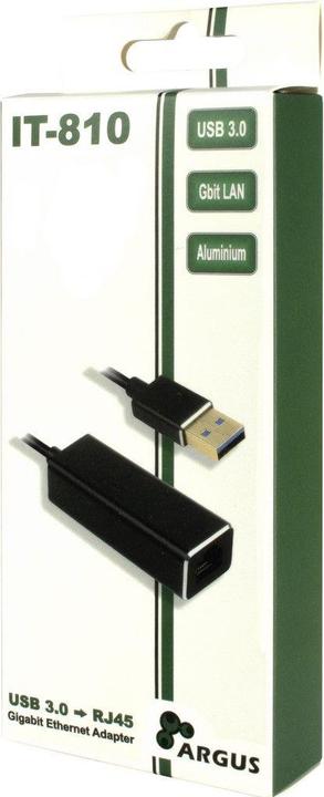 Actual product image Intertech Argus IT-810 (USB 3.0, RJ45 (1x))