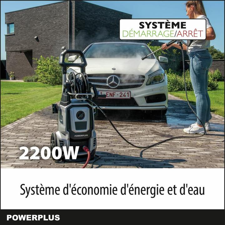 Actual product image Powerplus High Pressure Cleaner (Electrical connection)