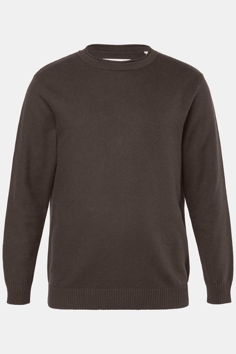 Produktbild JP1880 JP AWARE Pullover, recycelte Materialien, Strukturstrick, bis 7 XL (4XL)