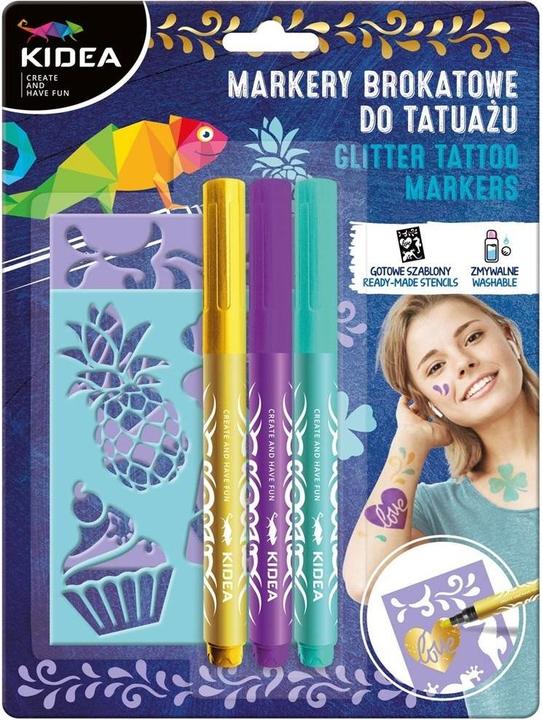 Produktbild Derform Tattoomarker mit KIDEA-Schablonen