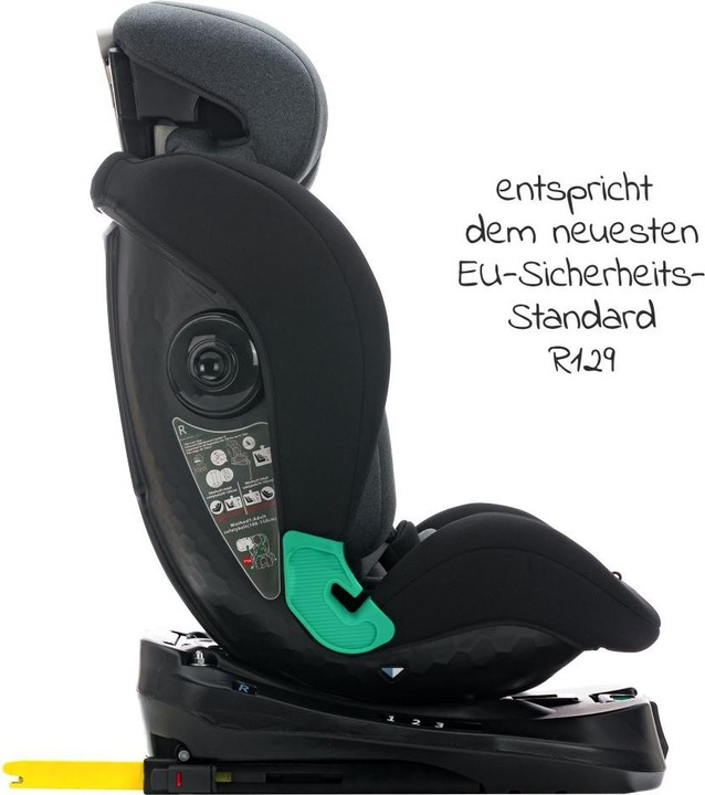 Produktbild Fillikid Reboarder Luca 360 Schwarz Grau (Reboarder, ECE R129/i-Size Norm)