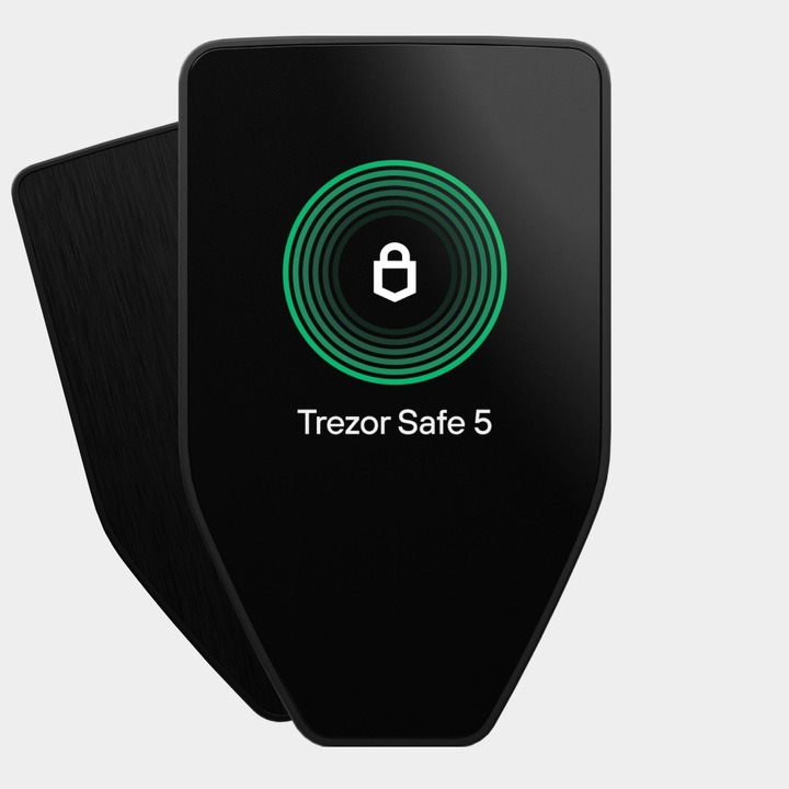 Productafbeelding Trezor Safe 5 - Zwart grafiet (Bitcoin, Ethereum Klassiek, Cardano, Dogecoin, Litecoin, Bitcoin Cash, Stellaire, Meer)
