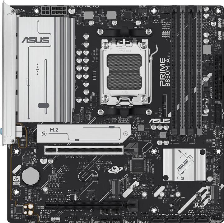 Produktbild ASUS MB PRIME B850M-A-CSM (AM5, AMD B850, mATX)