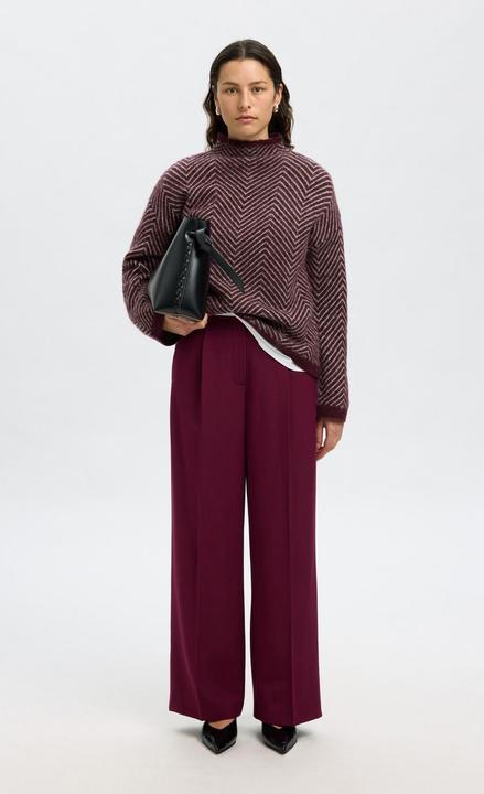 Produktbild Selected Femme Fischgrät Wollgemisch Pullover (M)