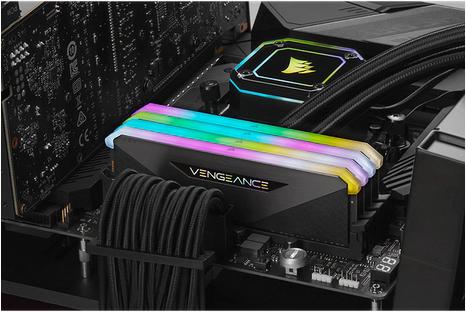 Productafbeelding Corsair Vengeance RGB RT (2 x 8GB, 4000 MHz, DDR4 RAM, DIMM 288 pin)