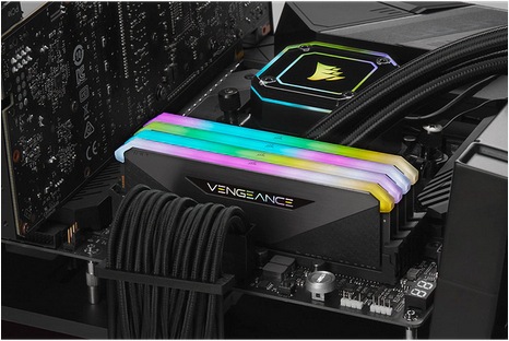 Image du produit Corsair Vengeance RGB RT (2 x 8GB, 4000 MHz, RAM DDR4, DIMM)